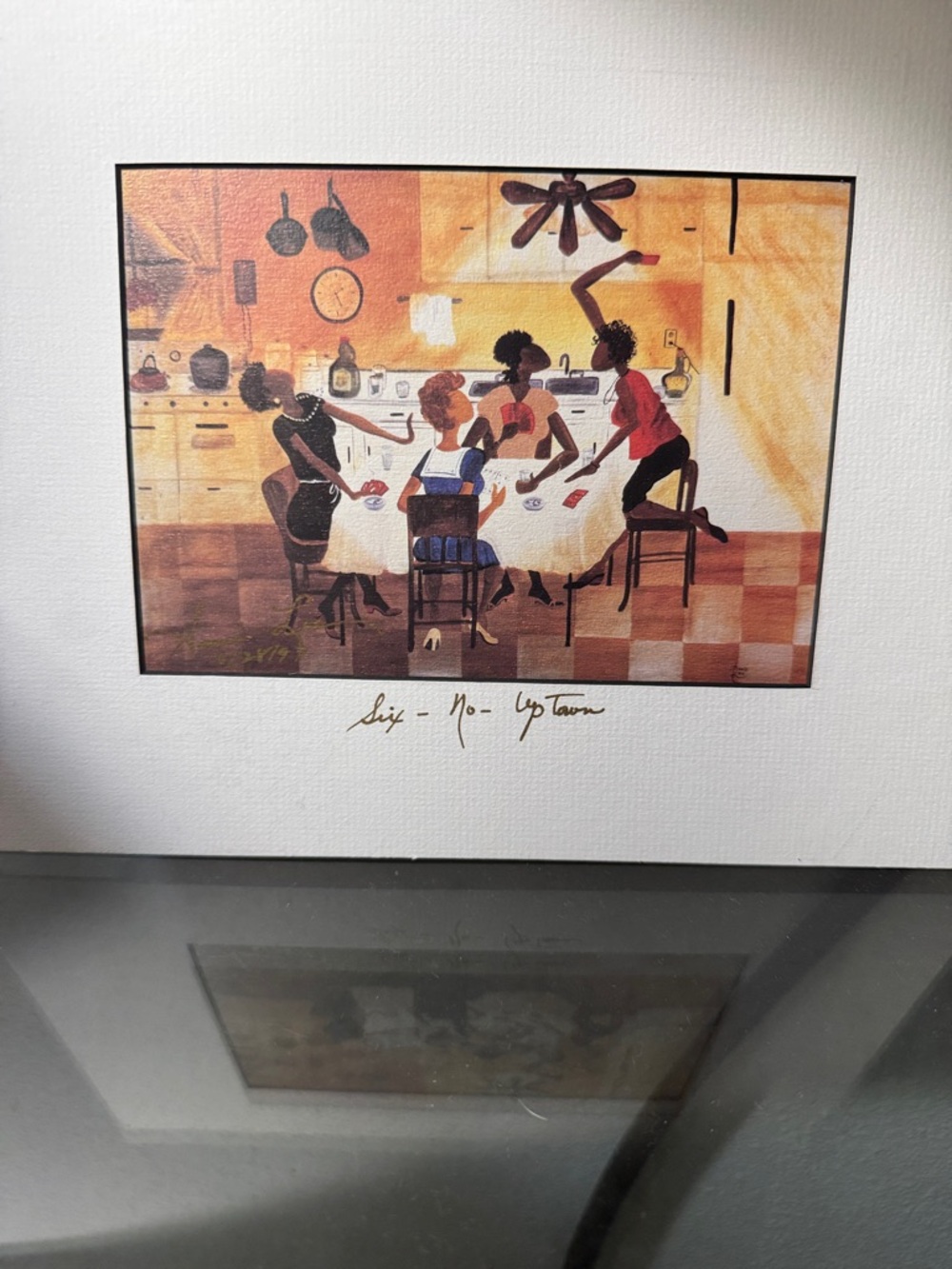 SIGNED ANNIE LEE “Six No Uptown” Print